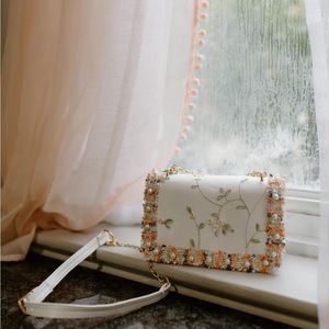 Cross body purse (for bride/wedding)